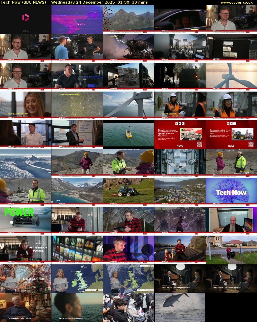 Tech Now (BBC NEWS) Wednesday 24 December 2025 01:30 - 02:00