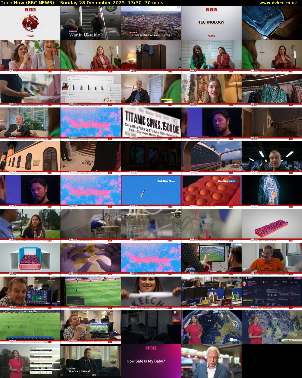 Tech Now (BBC NEWS) Sunday 28 December 2025 13:30 - 14:00