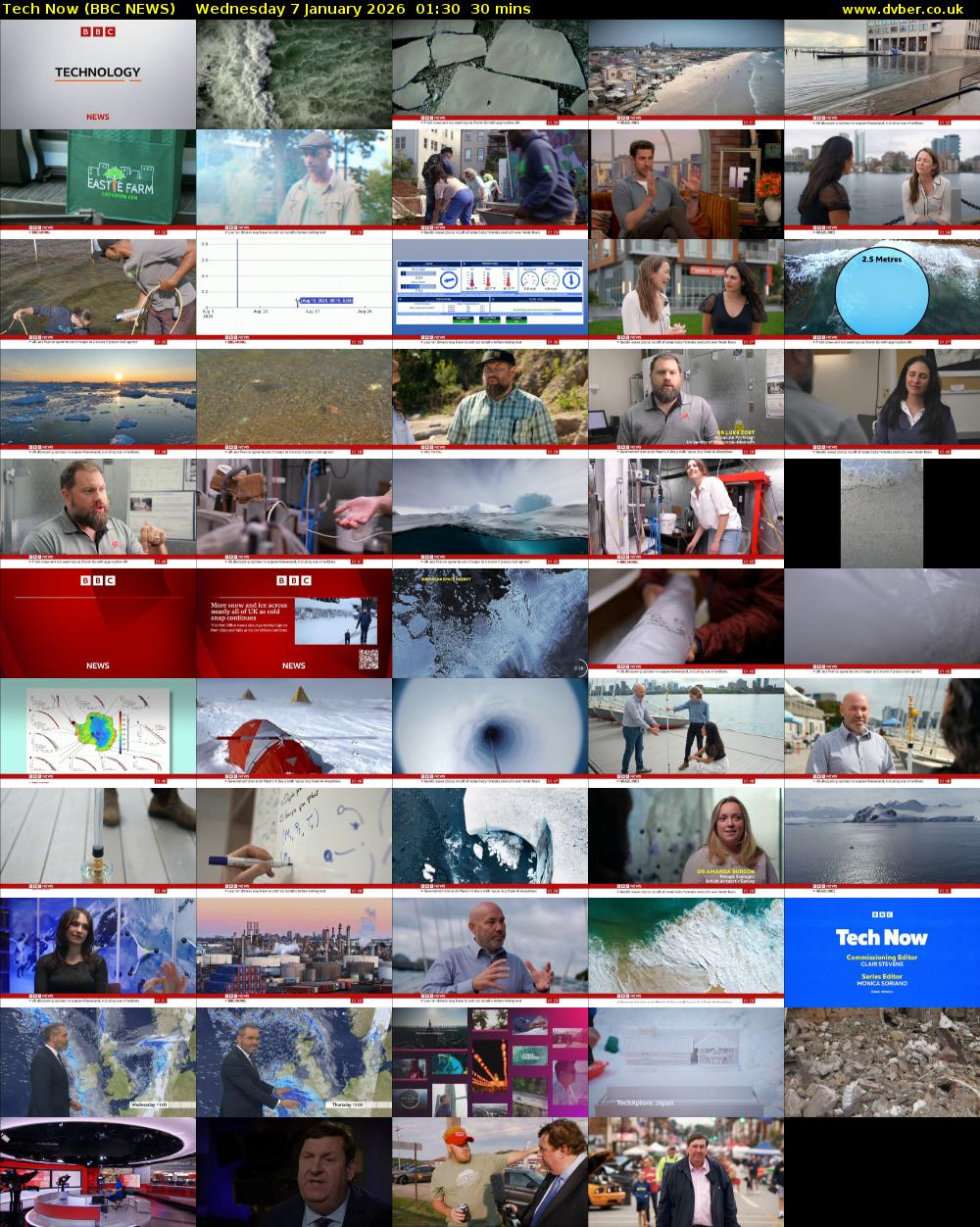 Tech Now (BBC NEWS) Wednesday 7 January 2026 01:30 - 02:00