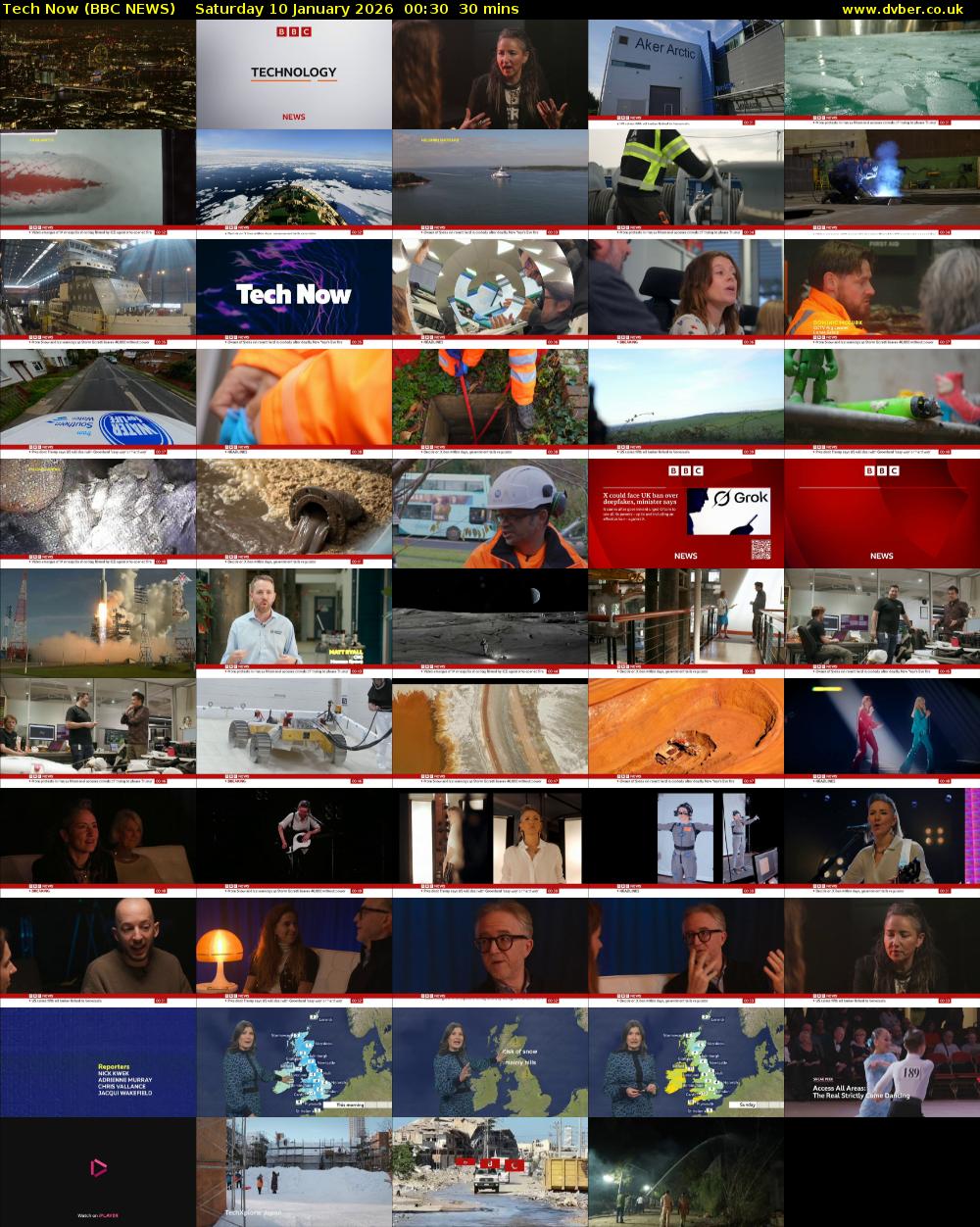 Tech Now (BBC NEWS) Saturday 10 January 2026 00:30 - 01:00
