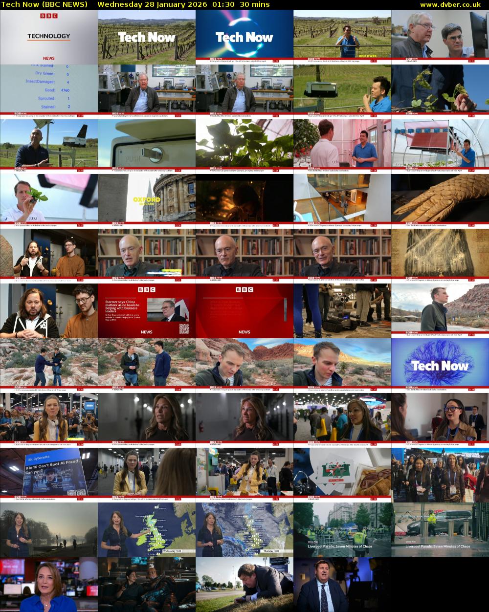 Tech Now (BBC NEWS) Wednesday 28 January 2026 01:30 - 02:00