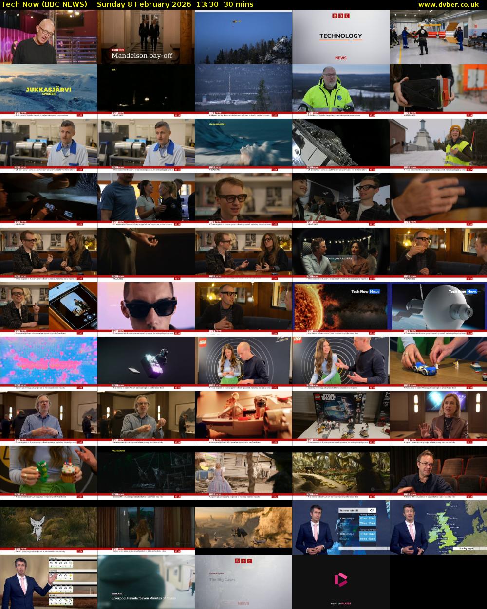 Tech Now (BBC NEWS) Sunday 8 February 2026 13:30 - 14:00