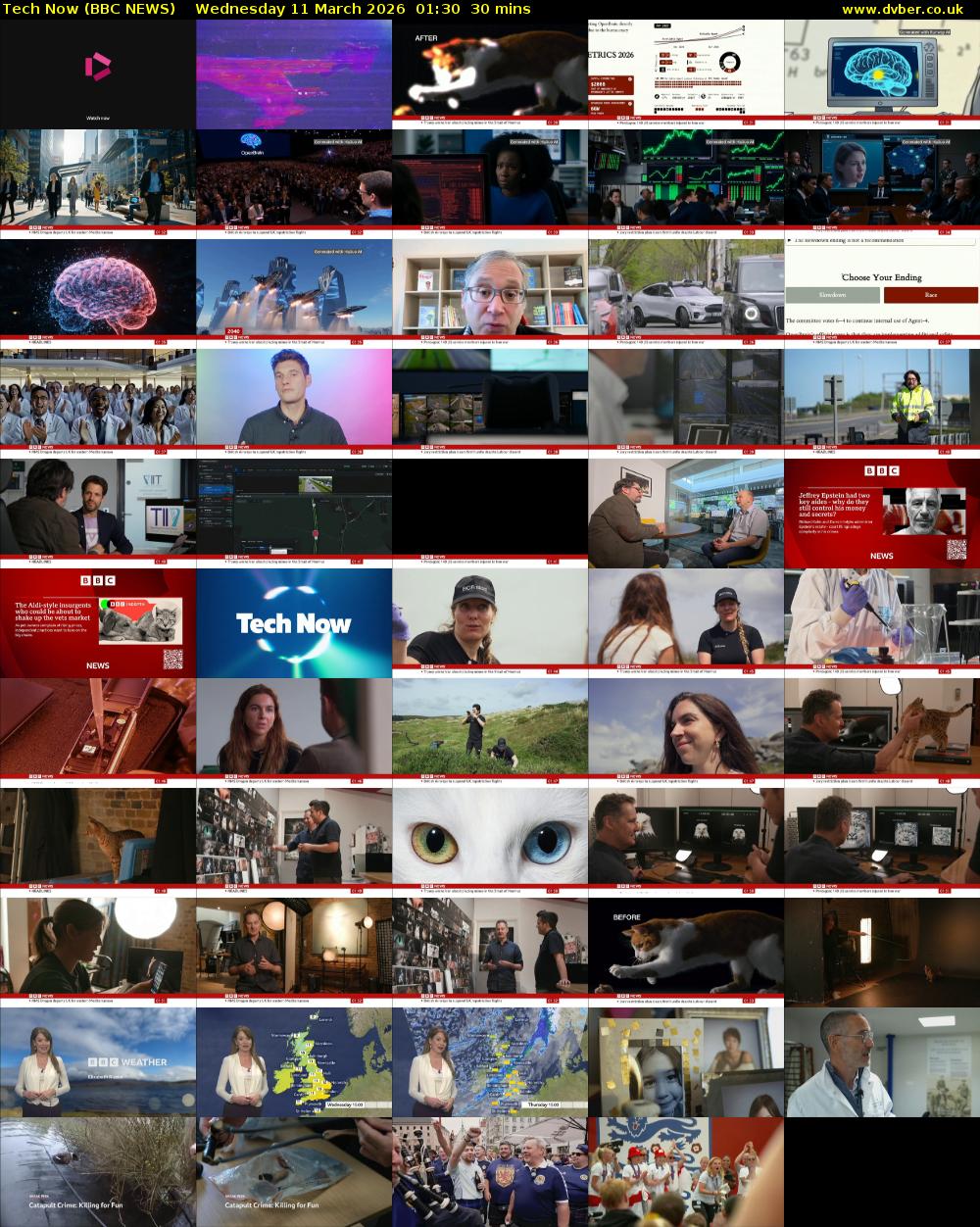 Tech Now (BBC NEWS) Wednesday 11 March 2026 01:30 - 02:00