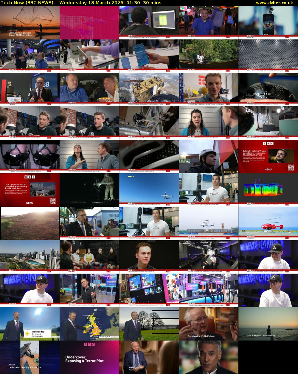 Tech Now (BBC NEWS) Wednesday 18 March 2026 01:30 - 02:00