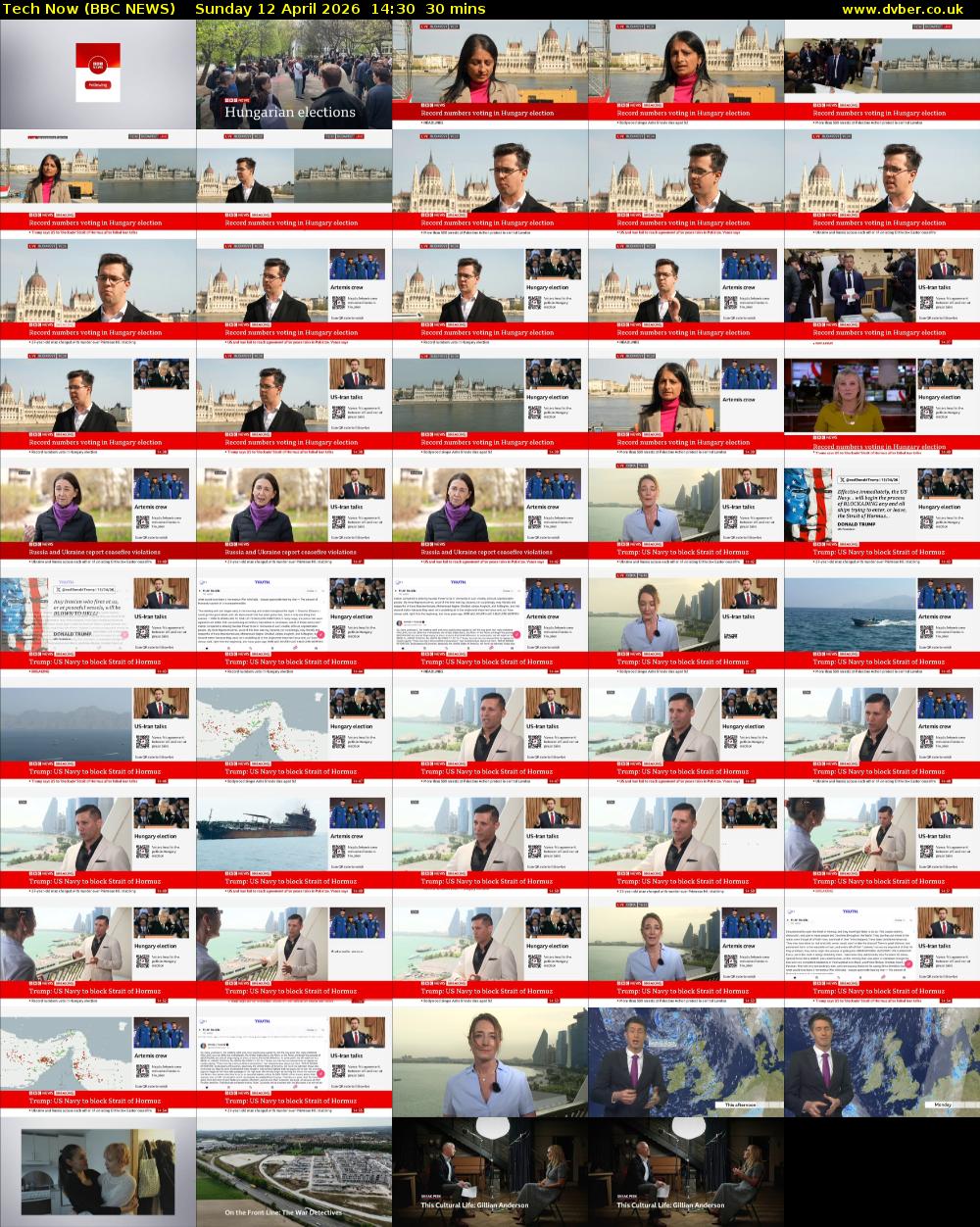 Tech Now (BBC NEWS) Sunday 12 April 2026 14:30 - 15:00