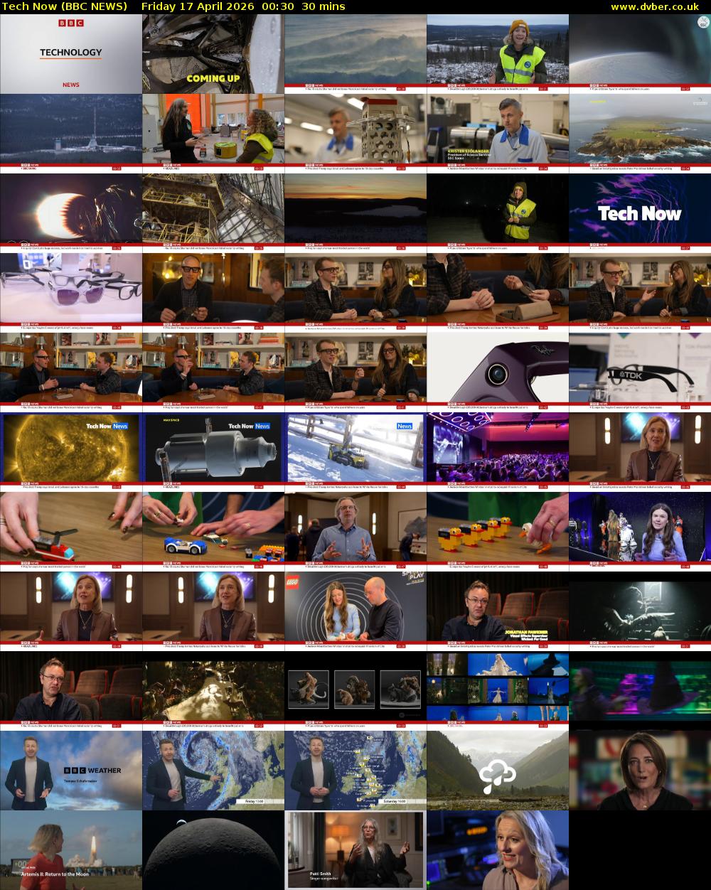 Tech Now (BBC NEWS) Friday 17 April 2026 00:30 - 01:00
