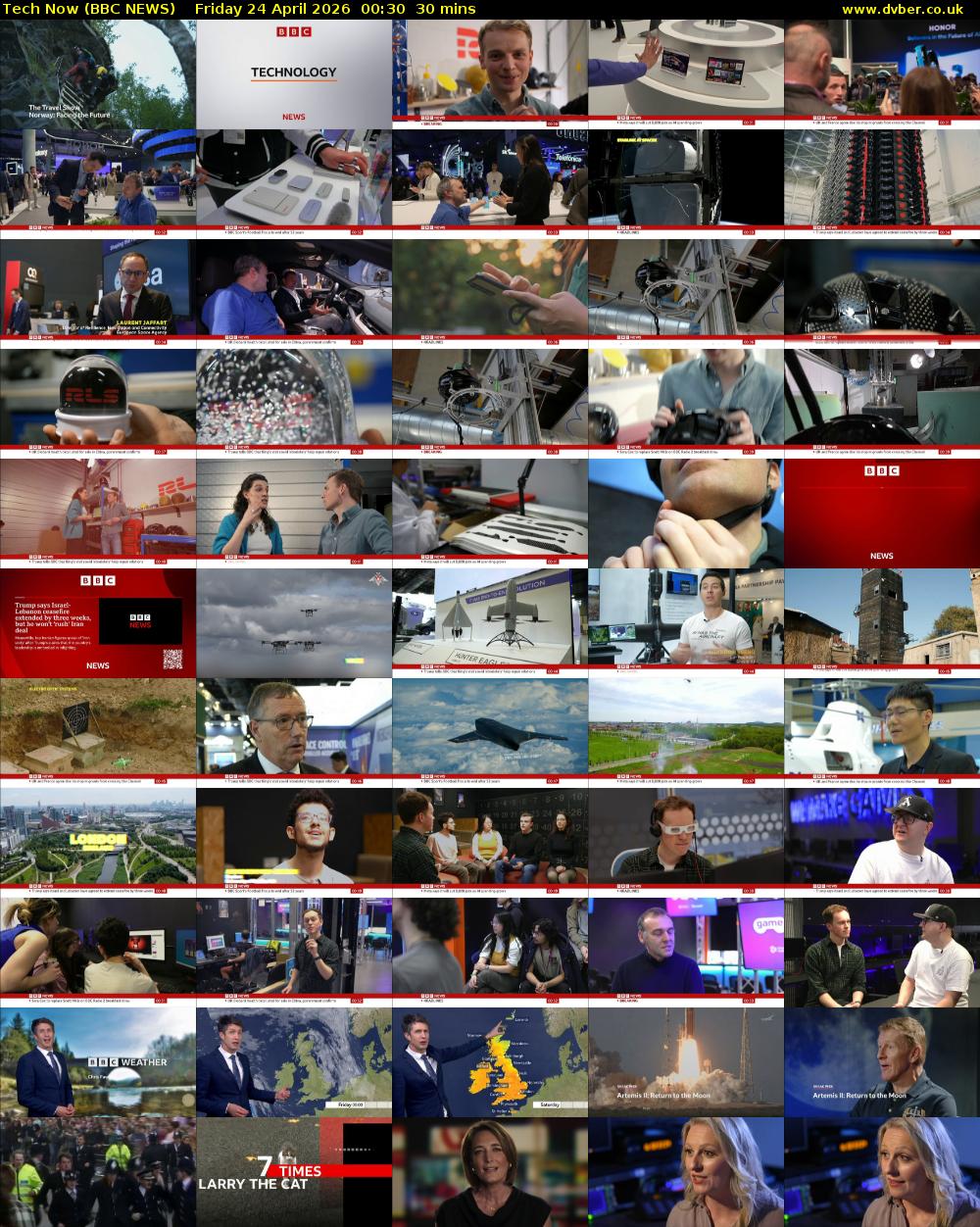 Tech Now (BBC NEWS) Friday 24 April 2026 00:30 - 01:00