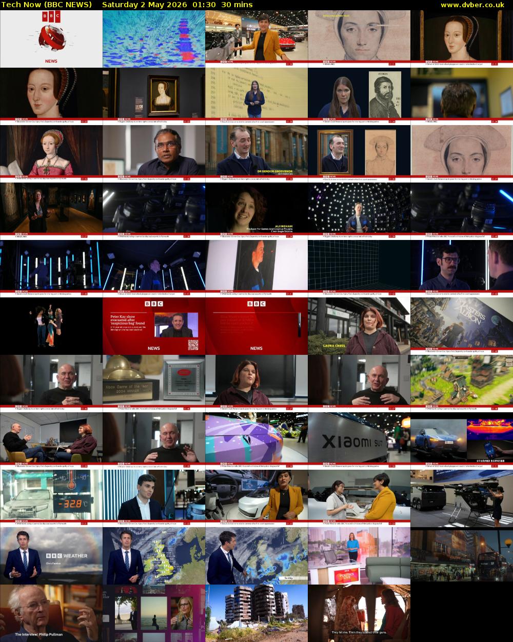 Tech Now (BBC NEWS) Saturday 2 May 2026 01:30 - 02:00