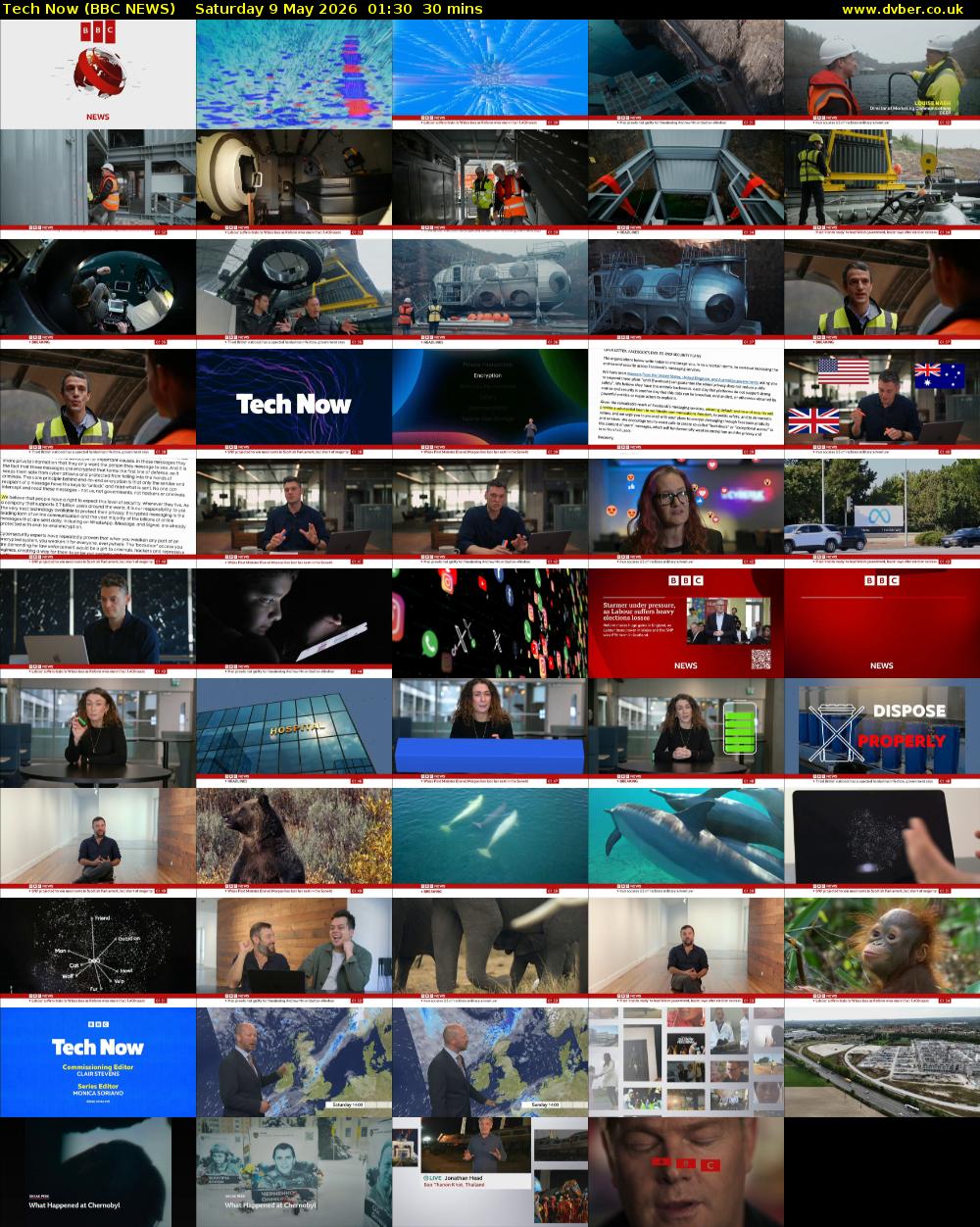 Tech Now (BBC NEWS) Saturday 9 May 2026 01:30 - 02:00