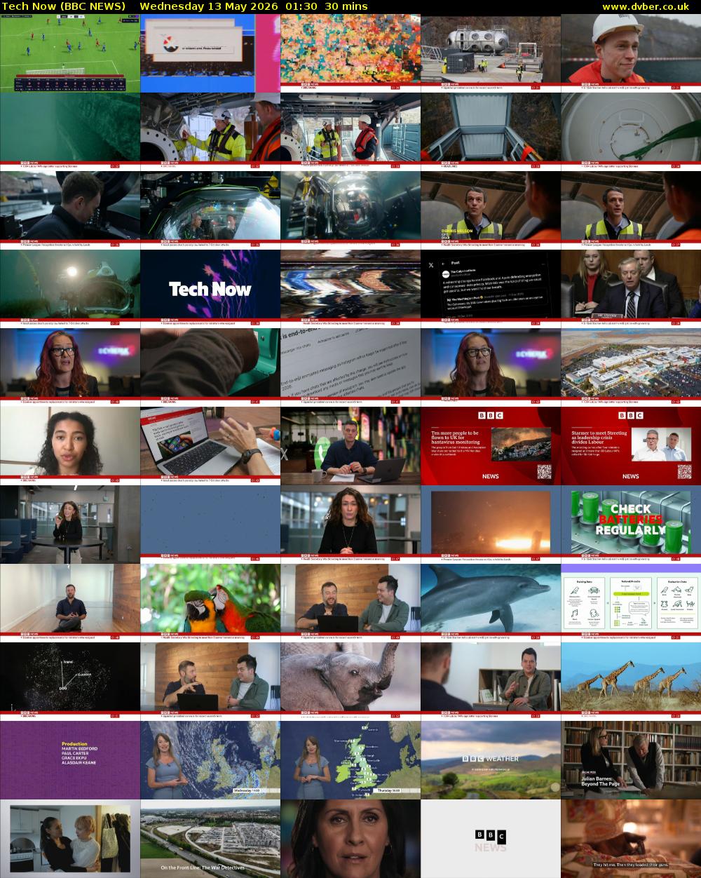 Tech Now (BBC NEWS) Wednesday 13 May 2026 01:30 - 02:00