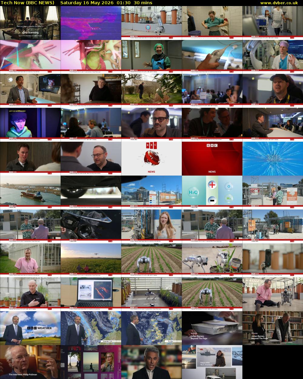 Tech Now (BBC NEWS) Saturday 16 May 2026 01:30 - 02:00