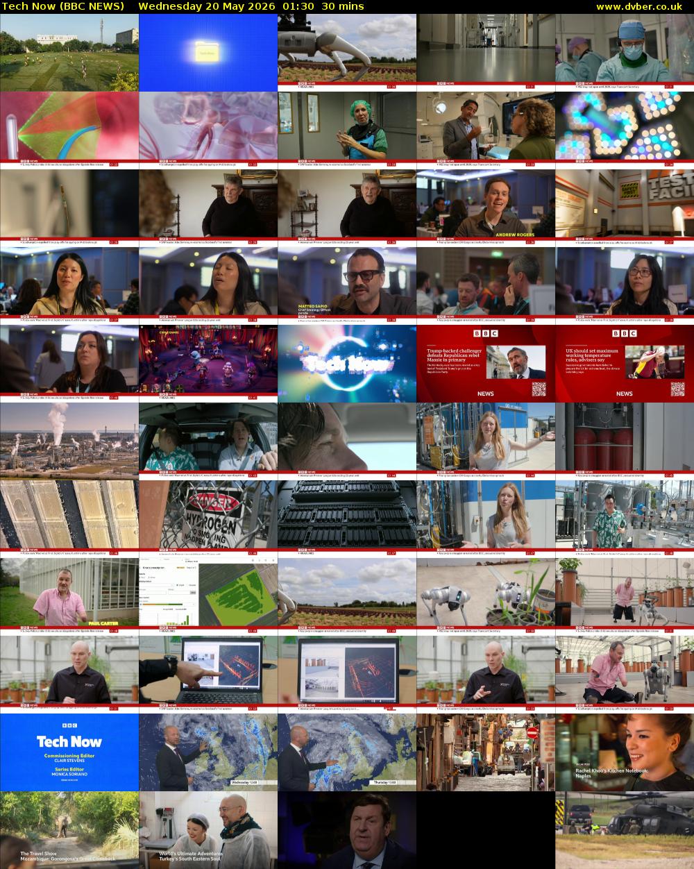 Tech Now (BBC NEWS) Wednesday 20 May 2026 01:30 - 02:00