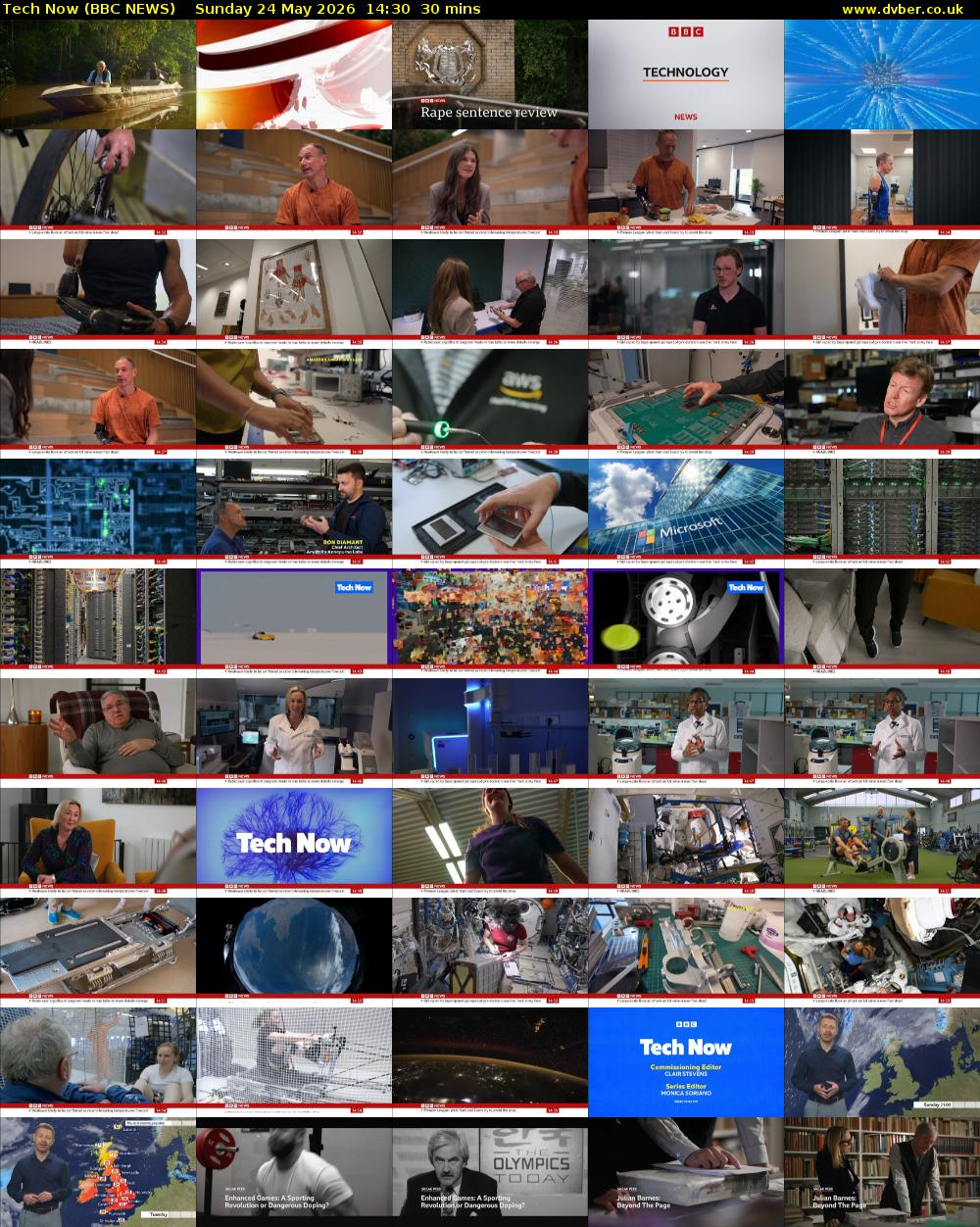Tech Now (BBC NEWS) Sunday 24 May 2026 14:30 - 15:00