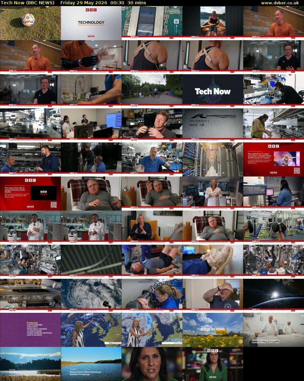 Tech Now (BBC NEWS) Friday 29 May 2026 00:30 - 01:00