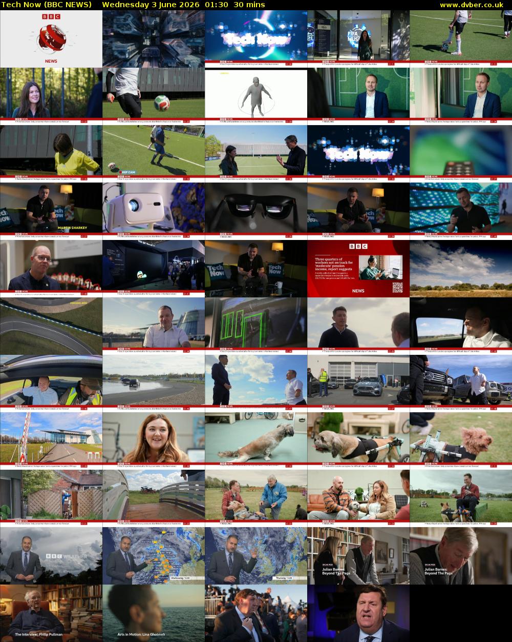 Tech Now (BBC NEWS) Wednesday 3 June 2026 01:30 - 02:00