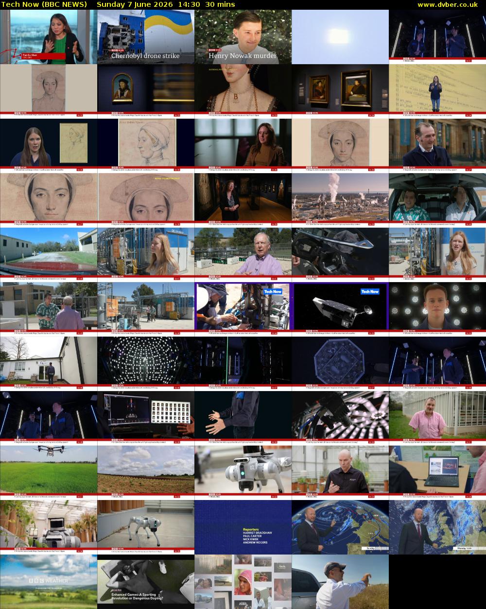 Tech Now (BBC NEWS) Sunday 7 June 2026 14:30 - 15:00