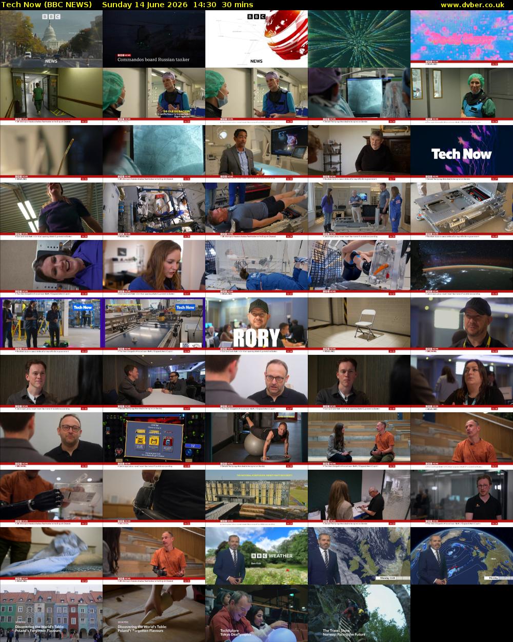 Tech Now (BBC NEWS) Sunday 14 June 2026 14:30 - 15:00