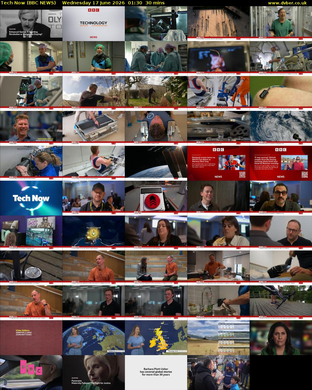 Tech Now (BBC NEWS) Wednesday 17 June 2026 01:30 - 02:00