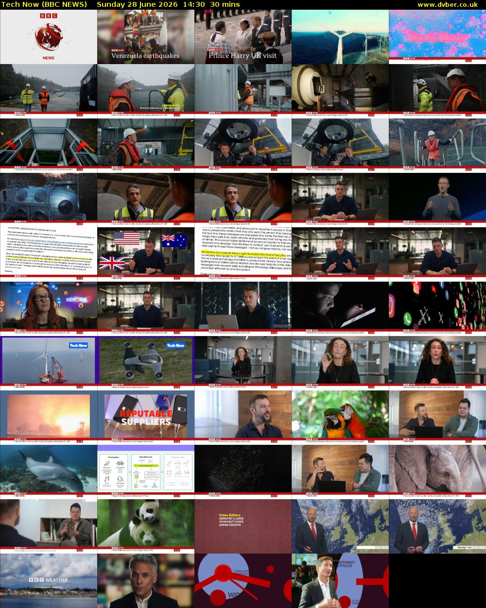 Tech Now (BBC NEWS) Sunday 28 June 2026 14:30 - 15:00