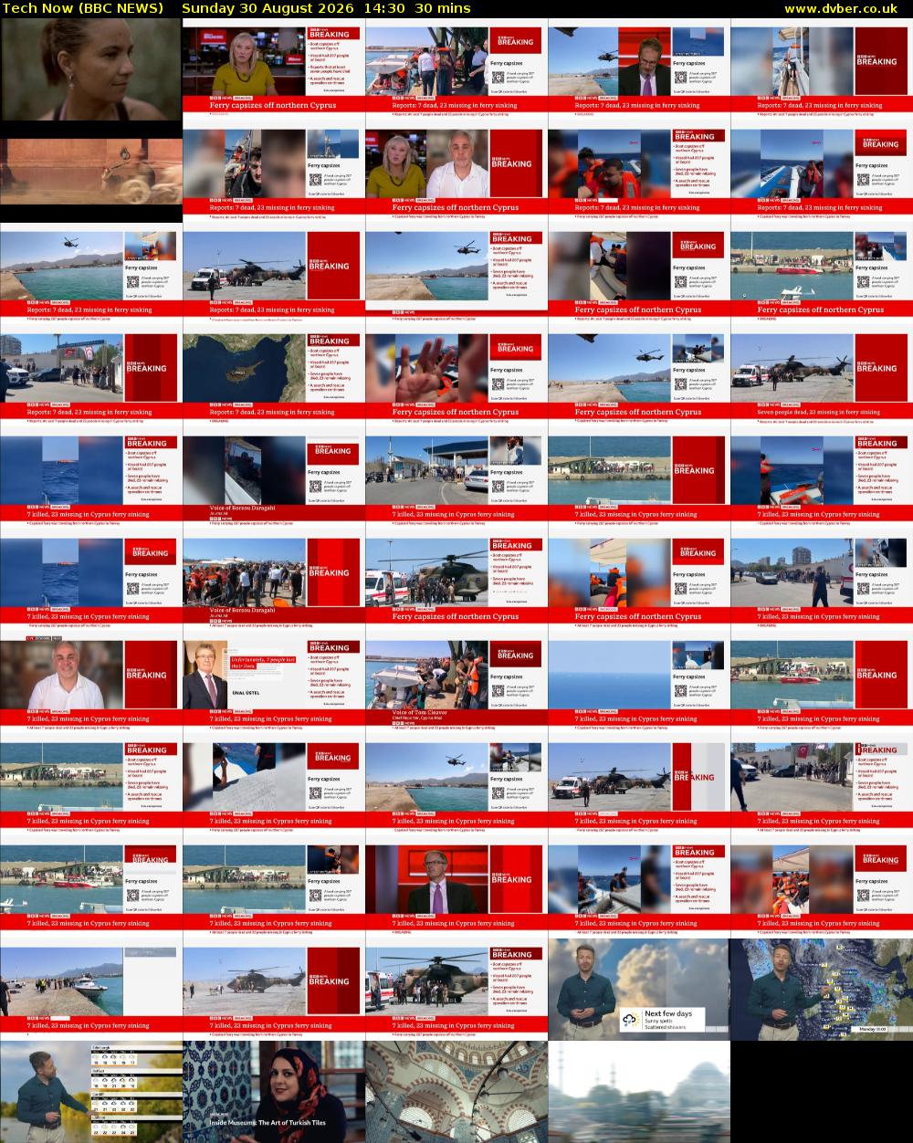 Tech Now (BBC NEWS) Sunday 30 August 2026 14:30 - 15:00