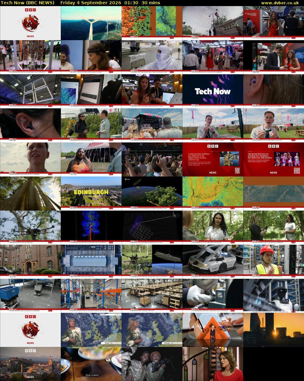 Tech Now (BBC NEWS) Friday 4 September 2026 01:30 - 02:00