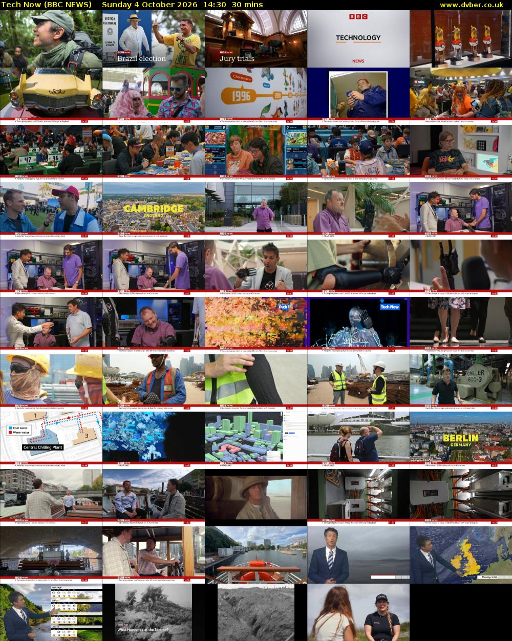 Tech Now (BBC NEWS) Sunday 4 October 2026 14:30 - 15:00