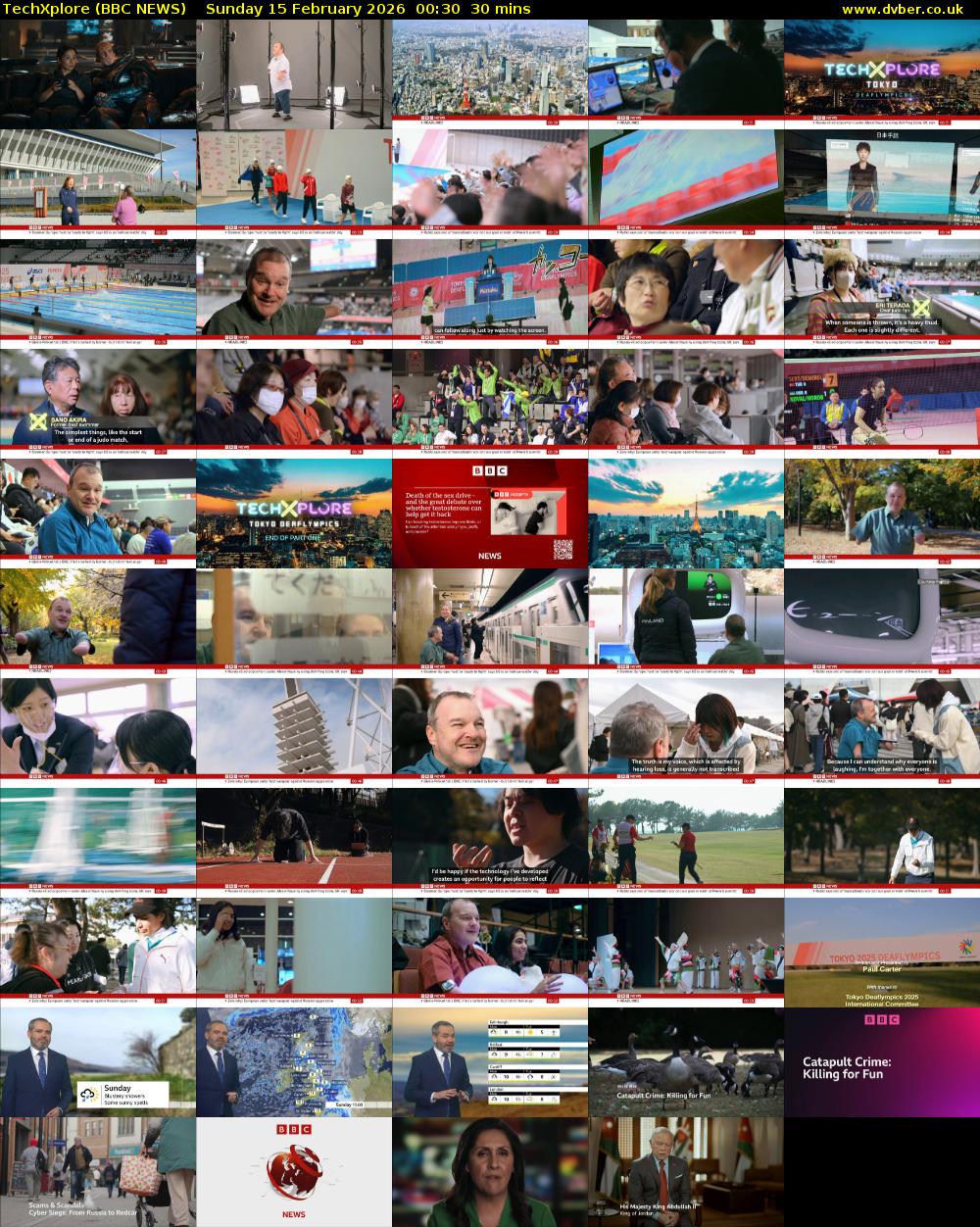 TechXplore (BBC NEWS) Sunday 15 February 2026 00:30 - 01:00