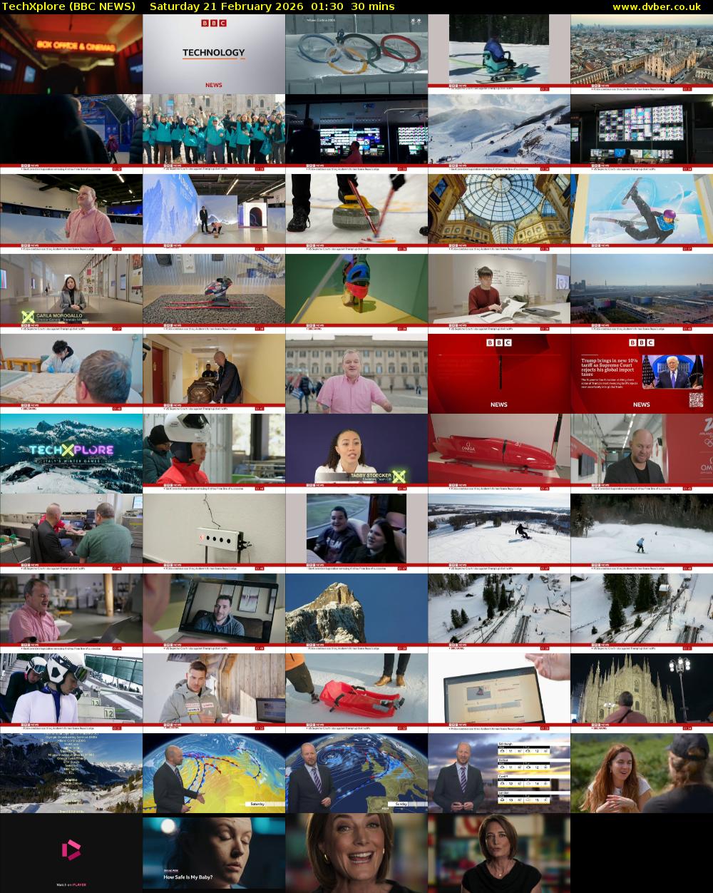 TechXplore (BBC NEWS) Saturday 21 February 2026 01:30 - 02:00