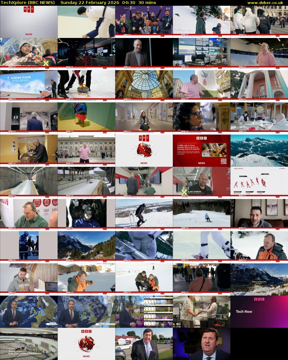TechXplore (BBC NEWS) Sunday 22 February 2026 04:30 - 05:00