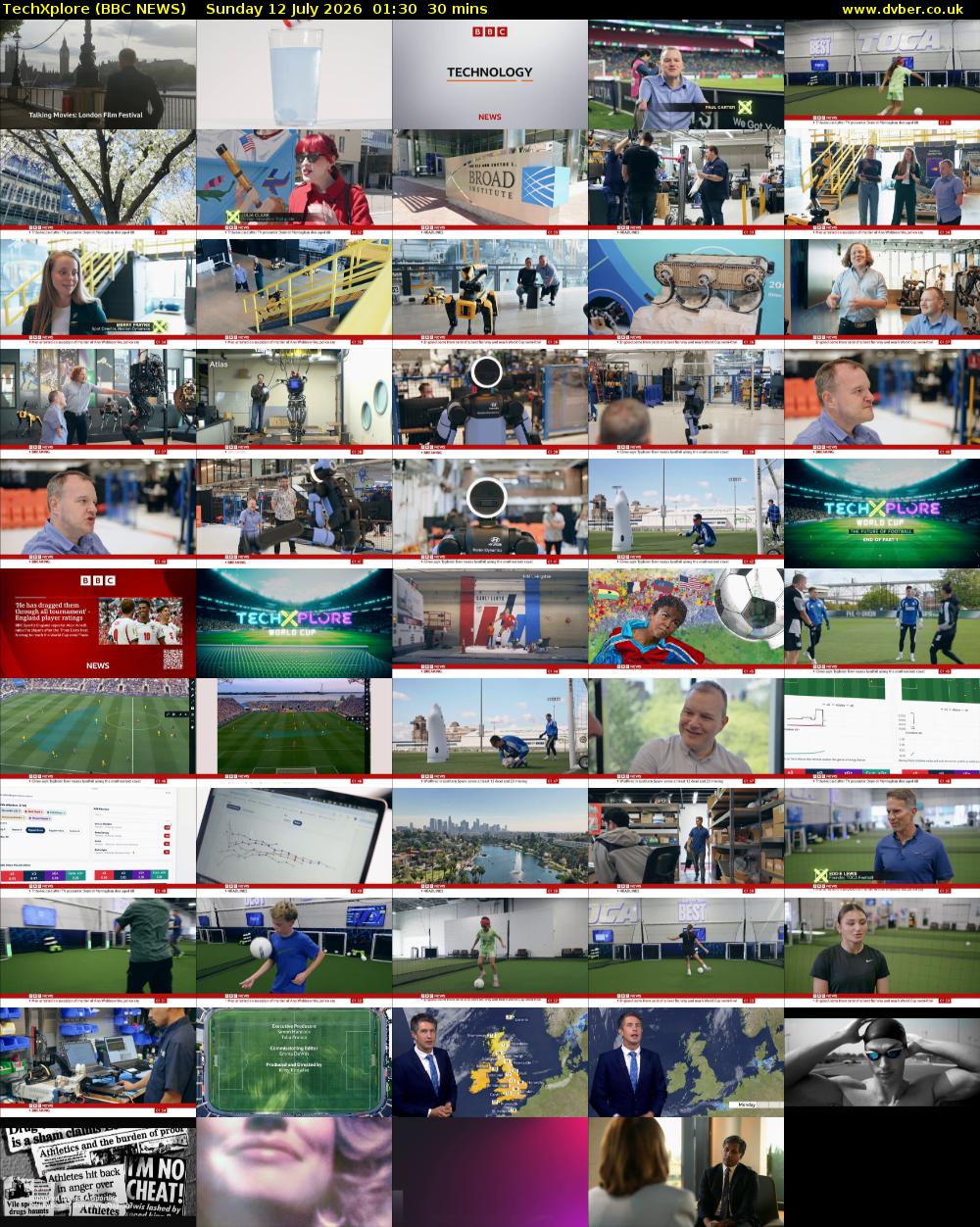 TechXplore (BBC NEWS) Sunday 12 July 2026 01:30 - 02:00