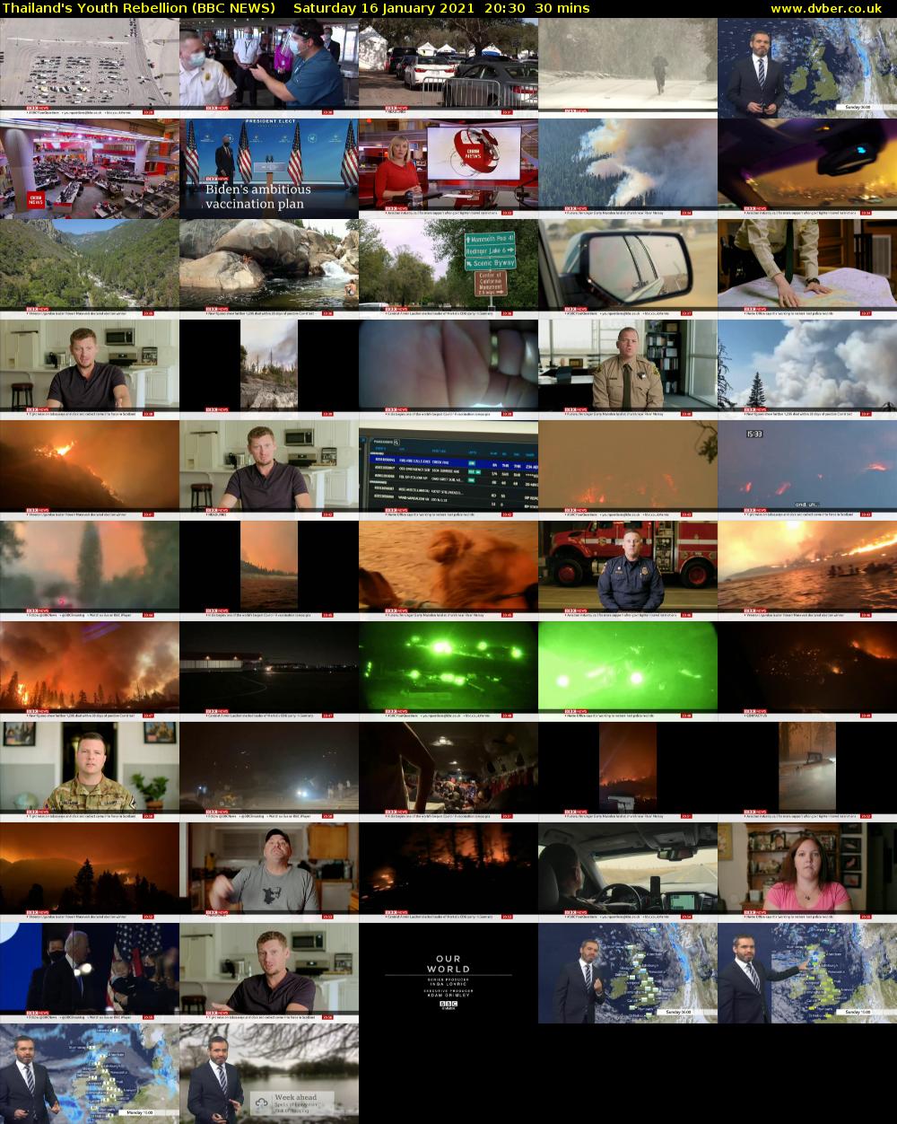 Thailand's Youth Rebellion (BBC NEWS) Saturday 16 January 2021 20:30 - 21:00