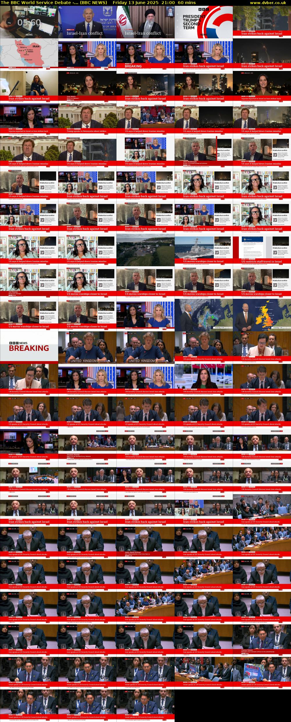 The BBC World Service Debate -... (BBC NEWS) Friday 13 June 2025 21:00 - 22:00
