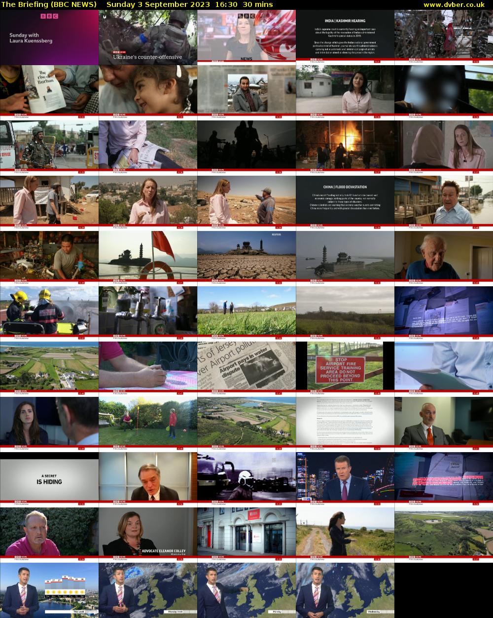 The Briefing (BBC NEWS) Sunday 3 September 2023 16:30 - 17:00