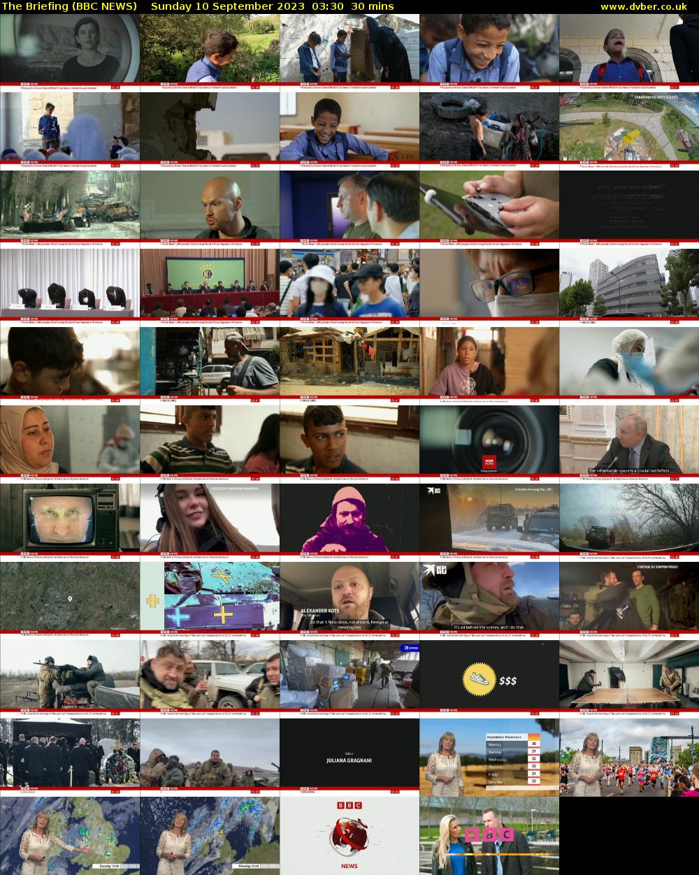 The Briefing (BBC NEWS) Sunday 10 September 2023 03:30 - 04:00