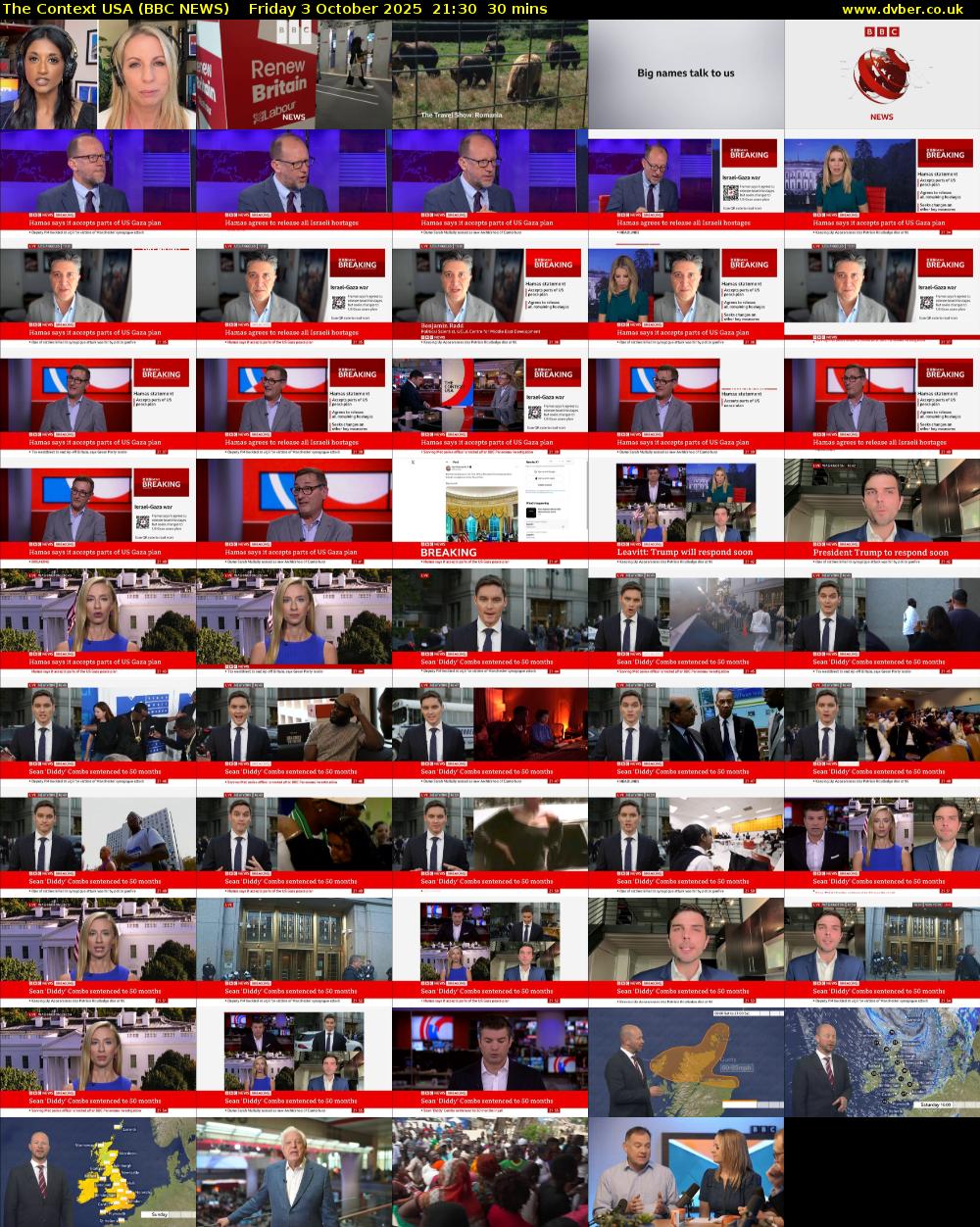 The Context USA (BBC NEWS) Friday 3 October 2025 21:30 - 22:00