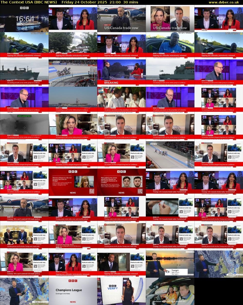 The Context USA (BBC NEWS) Friday 24 October 2025 21:00 - 21:30