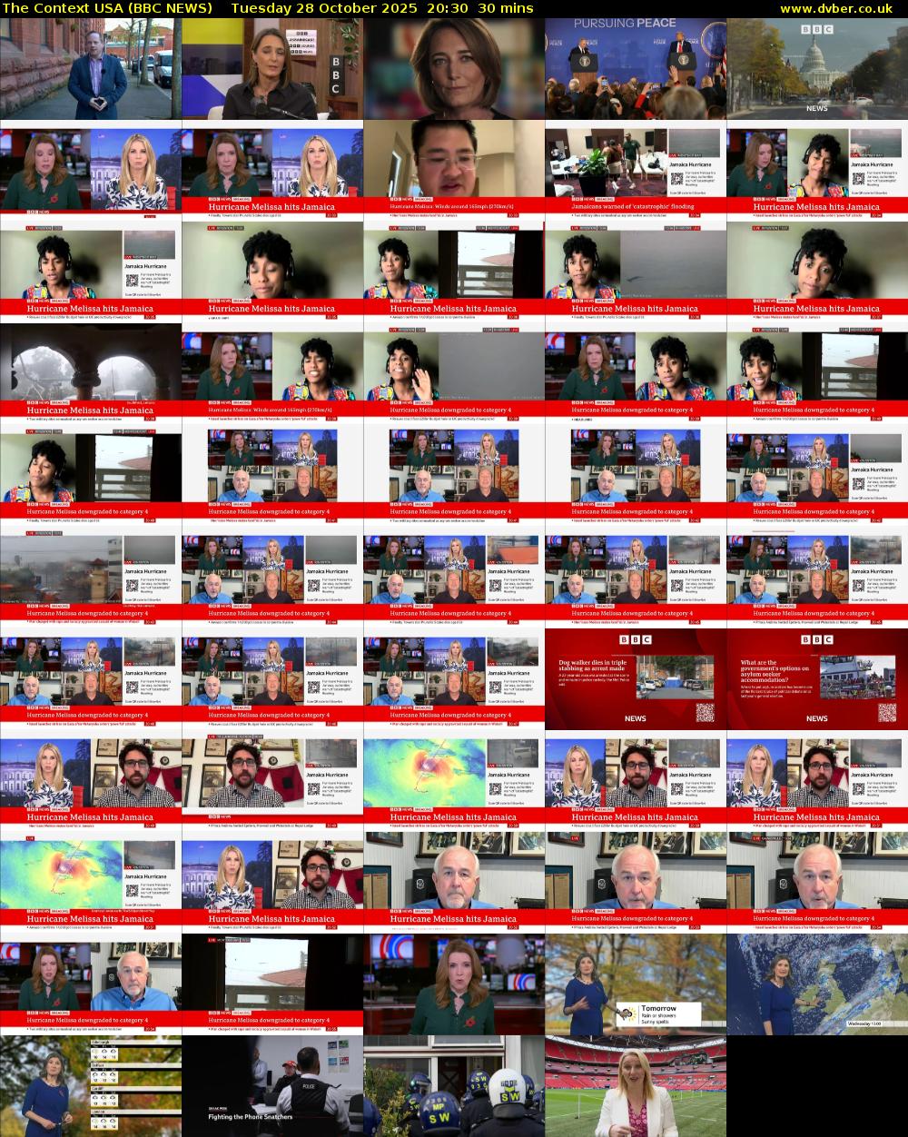 The Context USA (BBC NEWS) Tuesday 28 October 2025 20:30 - 21:00