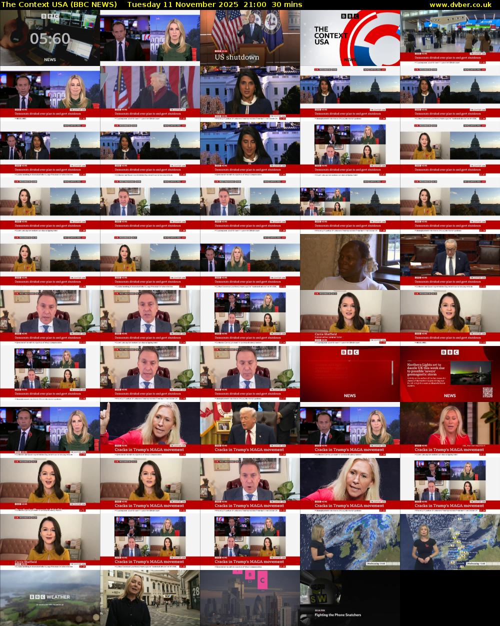 The Context USA (BBC NEWS) Tuesday 11 November 2025 21:00 - 21:30
