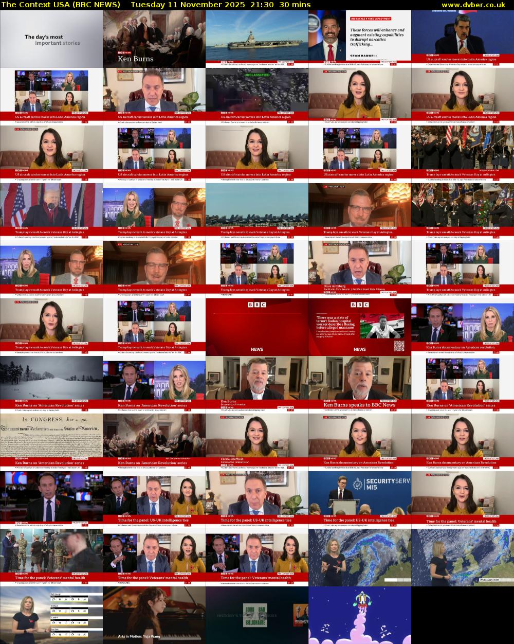 The Context USA (BBC NEWS) Tuesday 11 November 2025 21:30 - 22:00