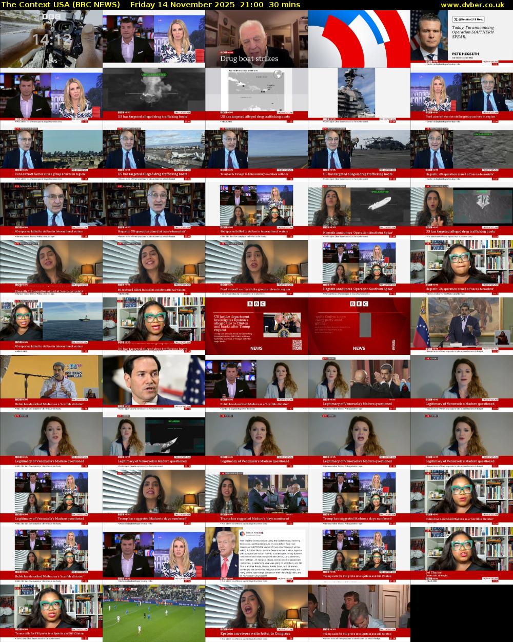 The Context USA (BBC NEWS) Friday 14 November 2025 21:00 - 21:30