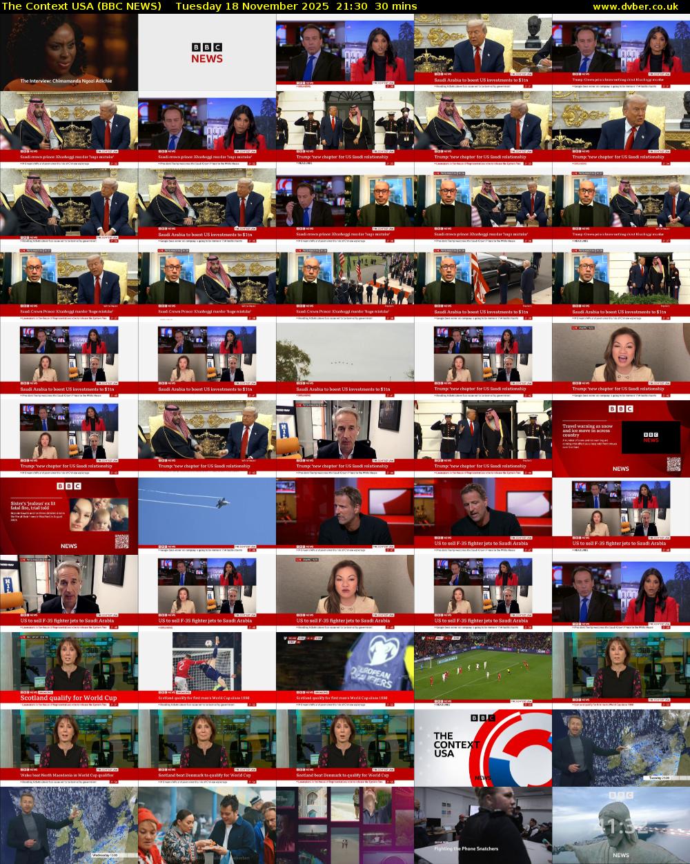 The Context USA (BBC NEWS) Tuesday 18 November 2025 21:30 - 22:00
