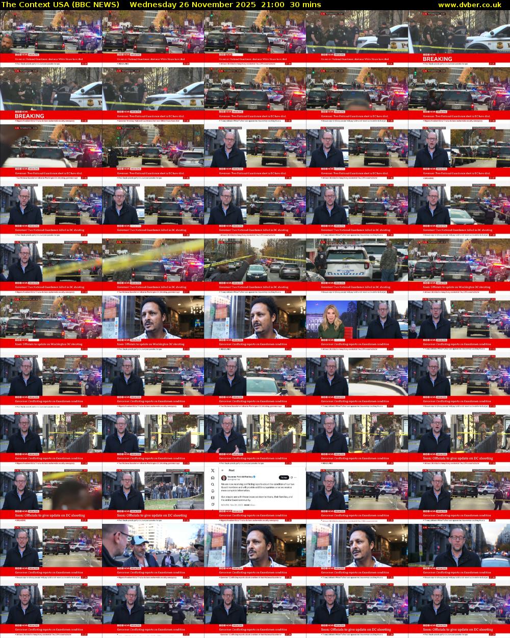 The Context USA (BBC NEWS) Wednesday 26 November 2025 21:00 - 21:30