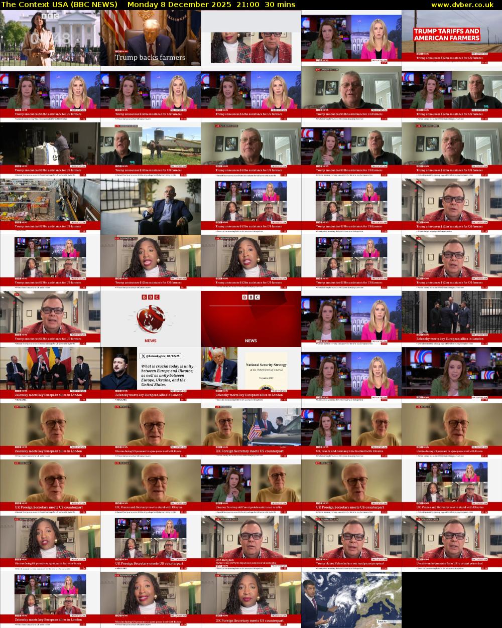 The Context USA (BBC NEWS) Monday 8 December 2025 21:00 - 21:30
