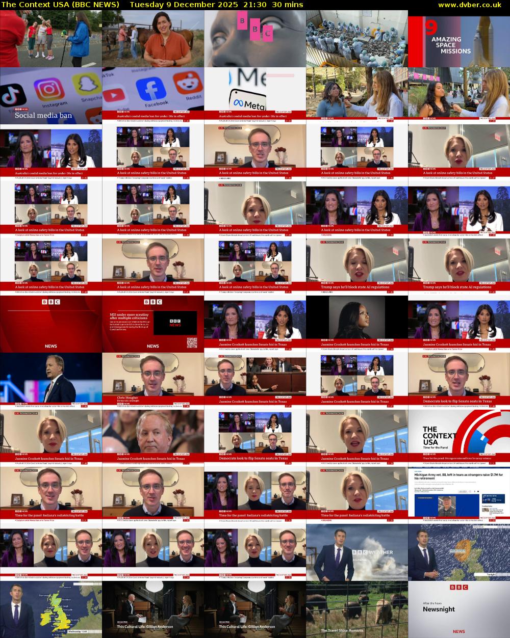 The Context USA (BBC NEWS) Tuesday 9 December 2025 21:30 - 22:00