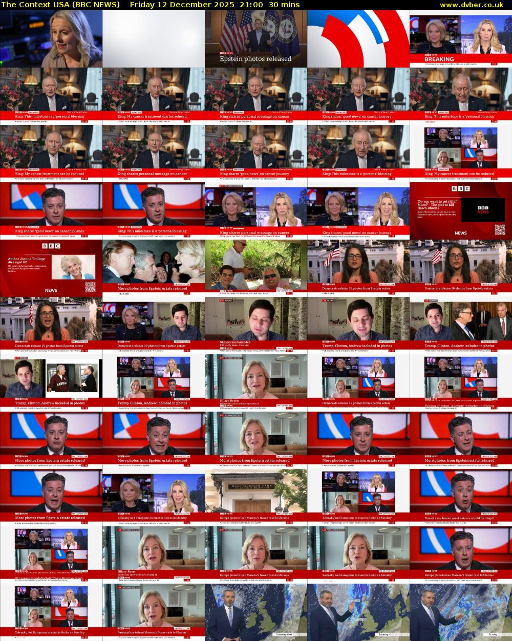 The Context USA (BBC NEWS) Friday 12 December 2025 21:00 - 21:30