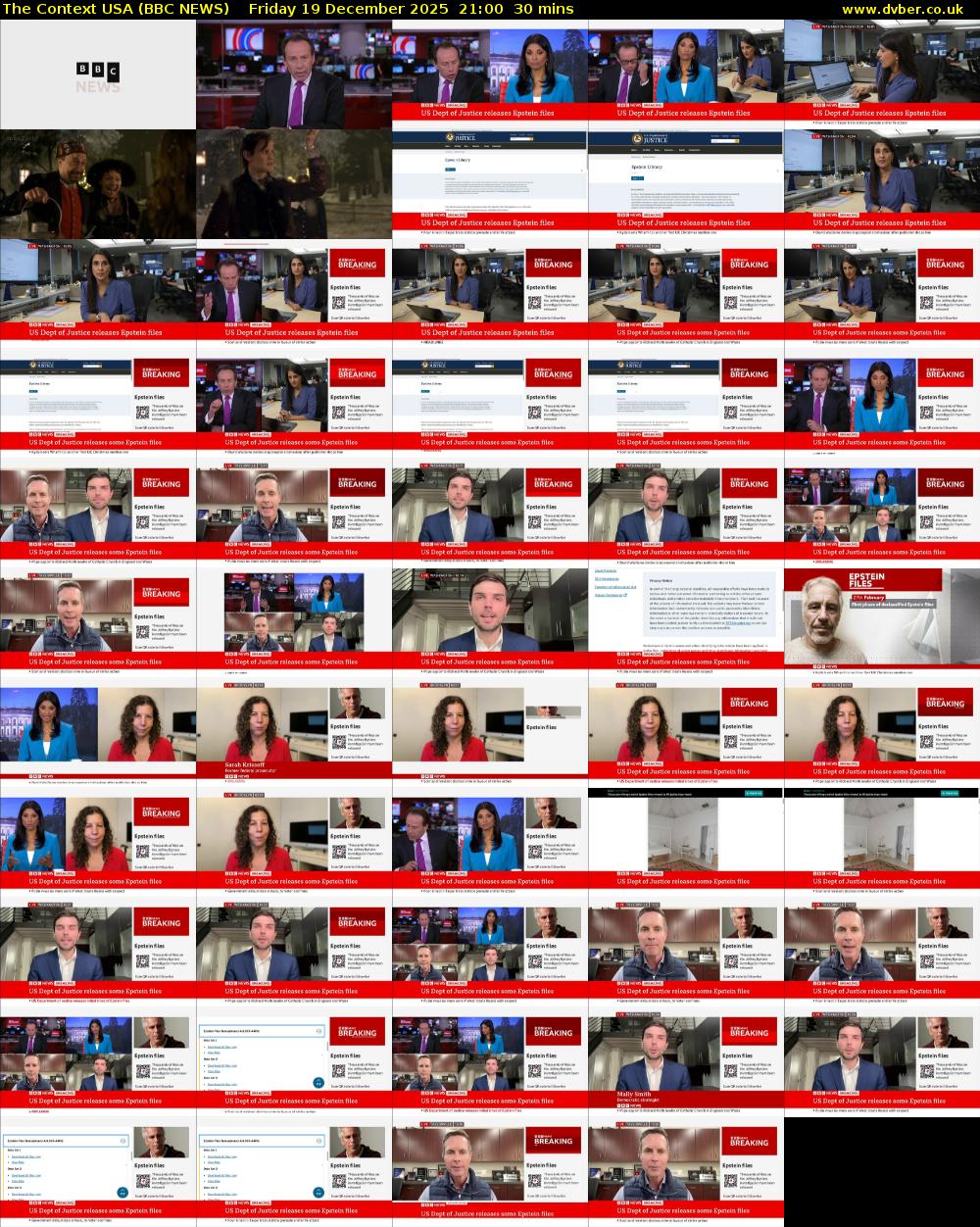 The Context USA (BBC NEWS) Friday 19 December 2025 21:00 - 21:30