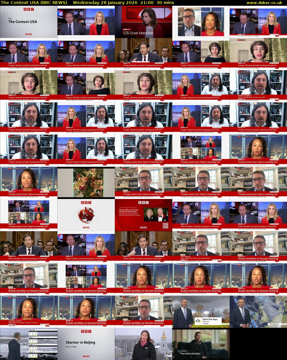 The Context USA (BBC NEWS) Wednesday 28 January 2026 21:00 - 21:30