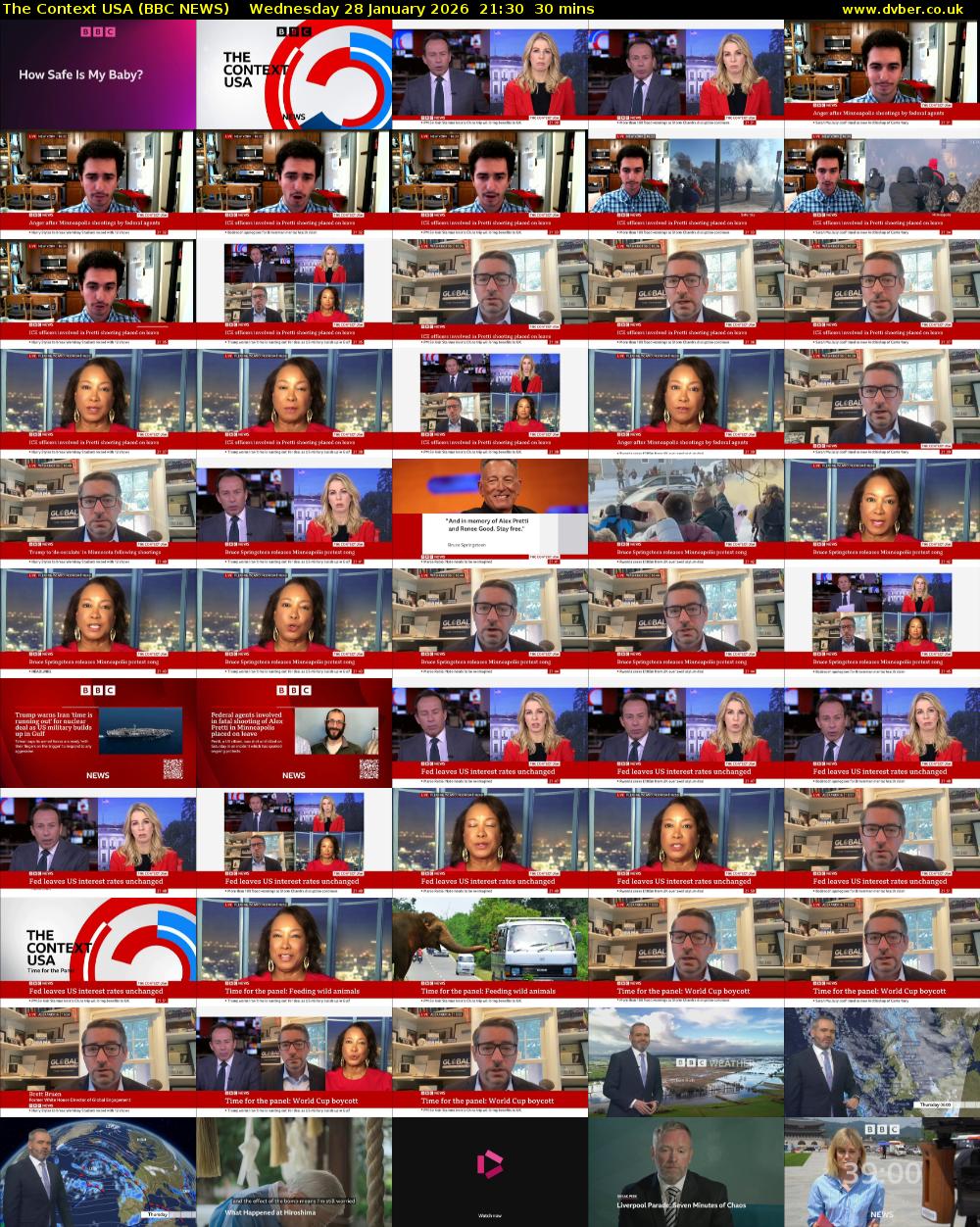 The Context USA (BBC NEWS) Wednesday 28 January 2026 21:30 - 22:00