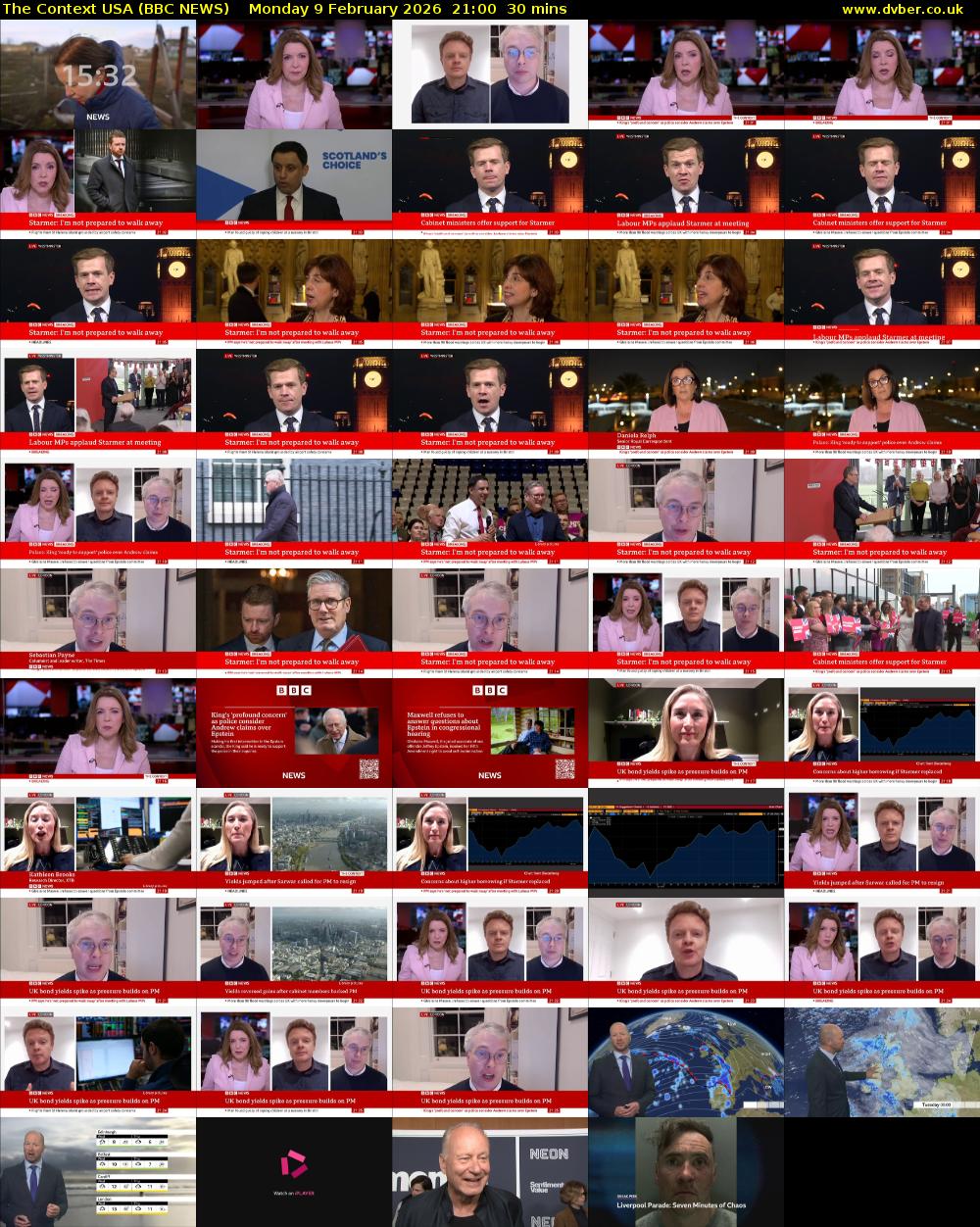 The Context USA (BBC NEWS) Monday 9 February 2026 21:00 - 21:30