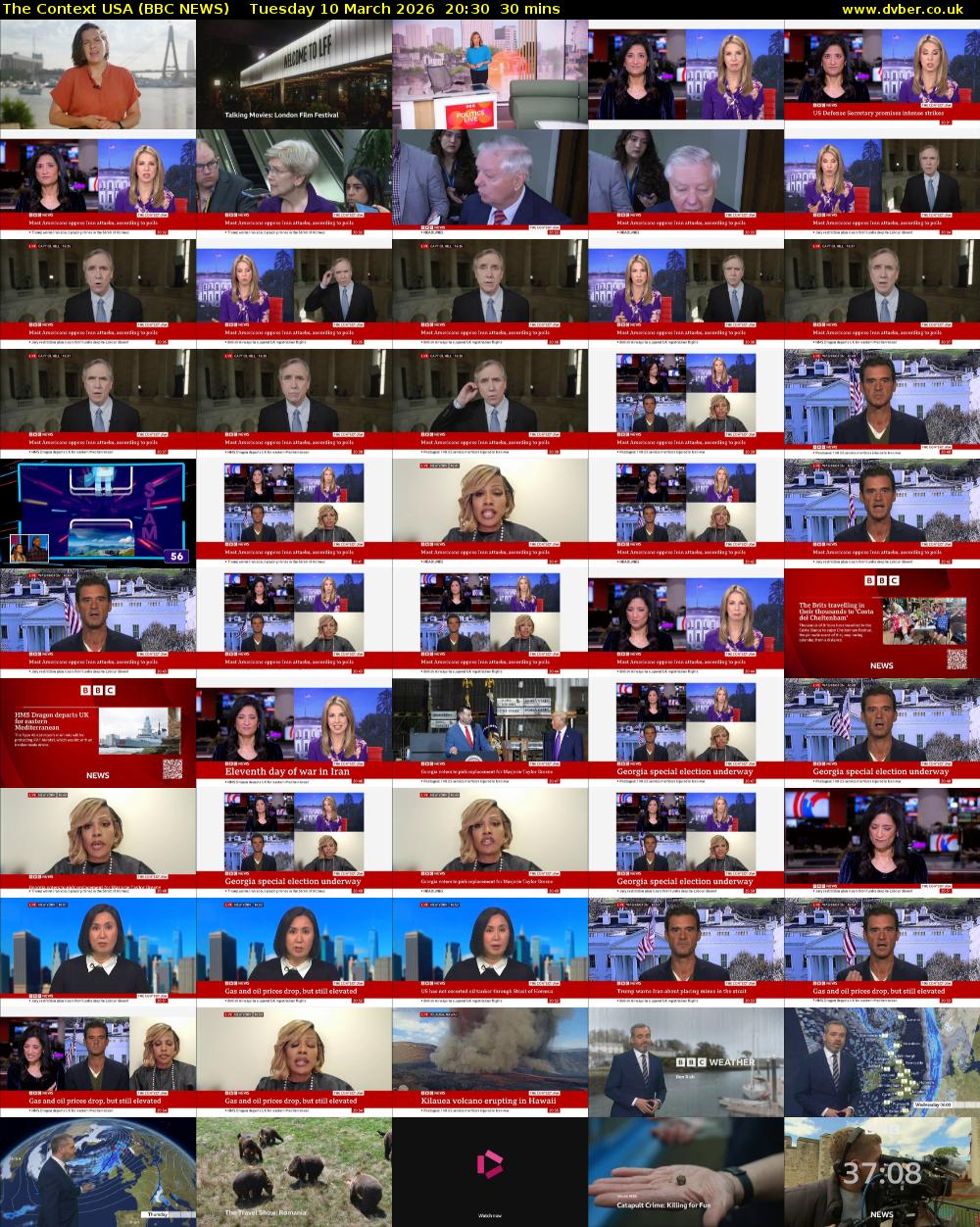 The Context USA (BBC NEWS) Tuesday 10 March 2026 20:30 - 21:00